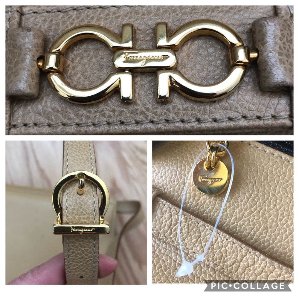 Salvatore Ferragamo Gancini Vintage Leather Bag - Picture 7 of 8